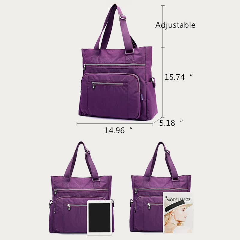 Large Capacity Water-Resistant Travel Handbag