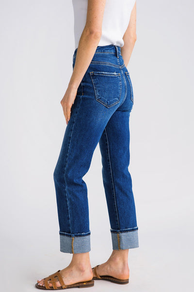 Risen James Straightleg Cuffed Jeans