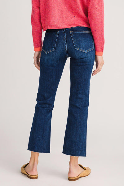 Risen Aspen Twisted Seam Ankle Flare Jeans