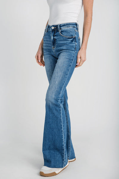 Risen Harper High Rise Boot Cut Jeans