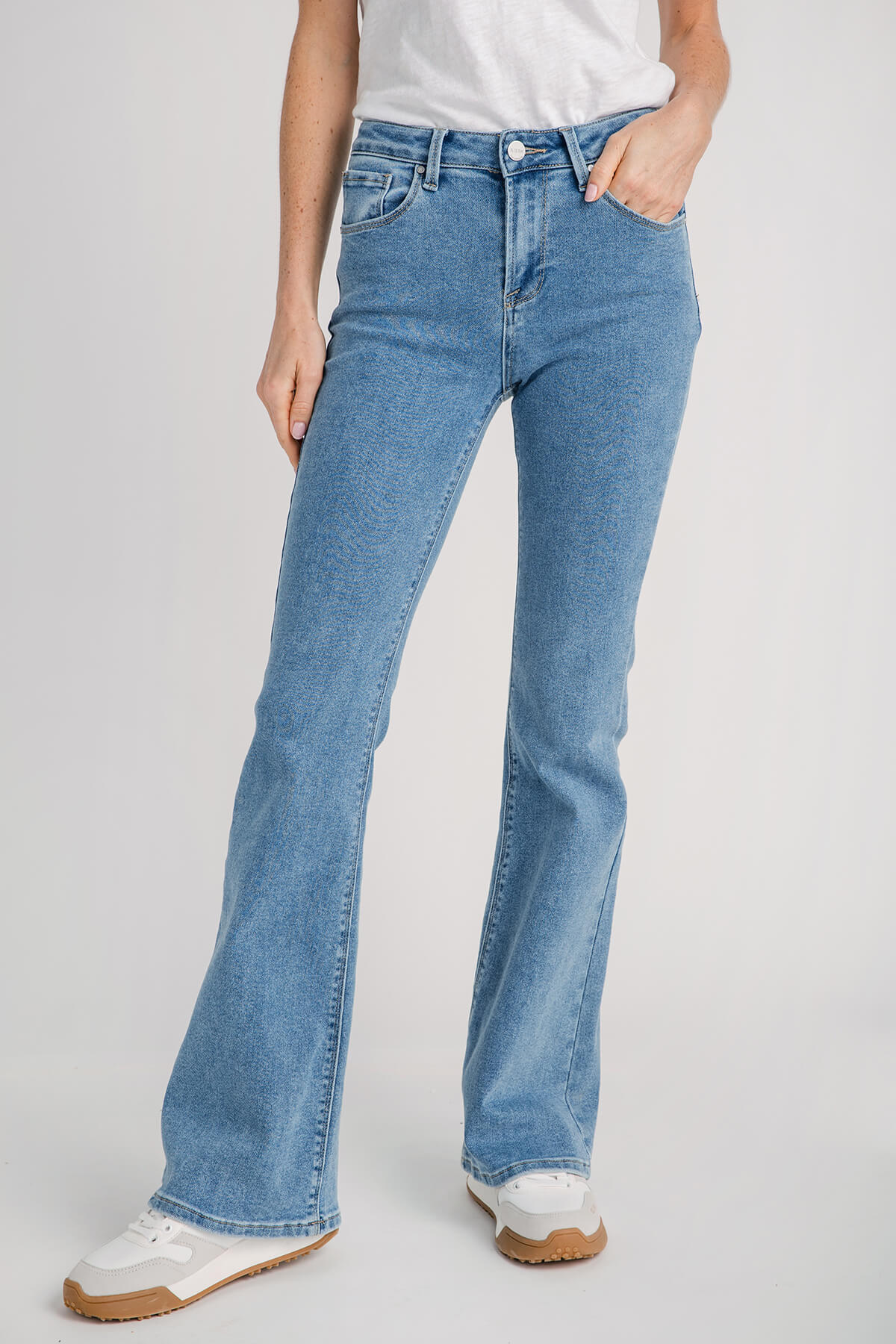 Risen Olivia High Rise Flare Jeans