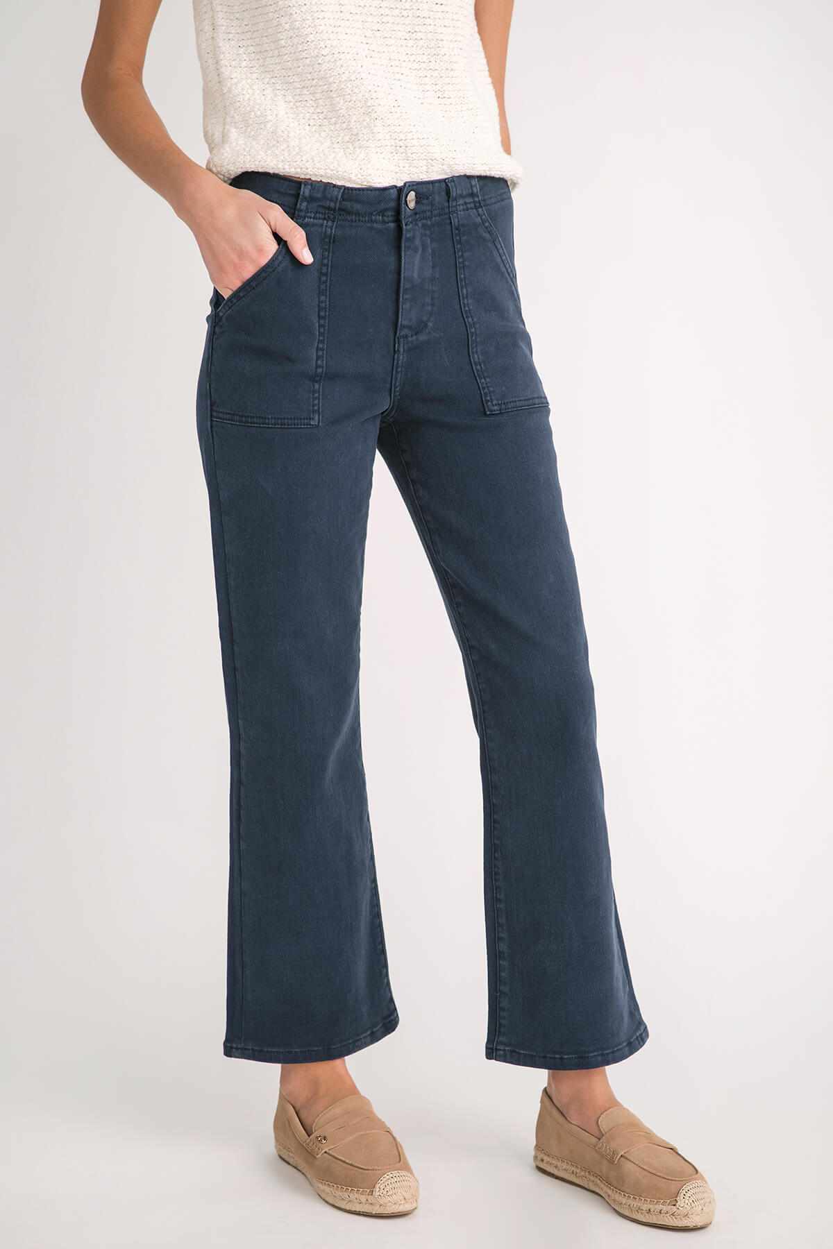 Risen Rosie Ankle Flare Jeans