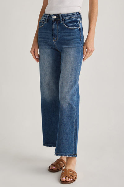 Risen Shea High Rise Wide Crop Jeans