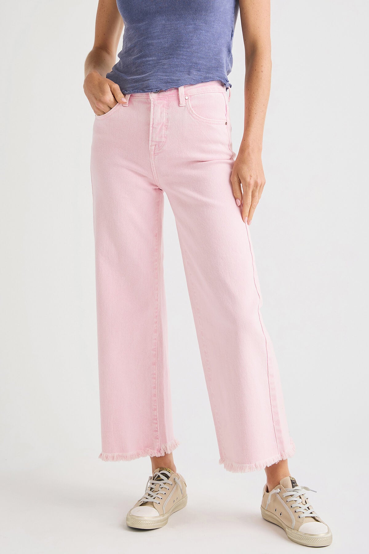 Risen Marlo Wide Leg Crop Jeans