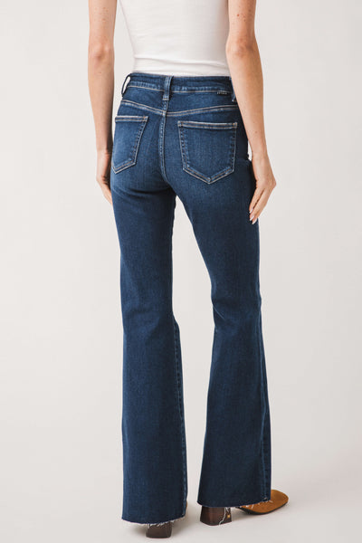 Risen High Rise Clean Pajama Flare Jeans