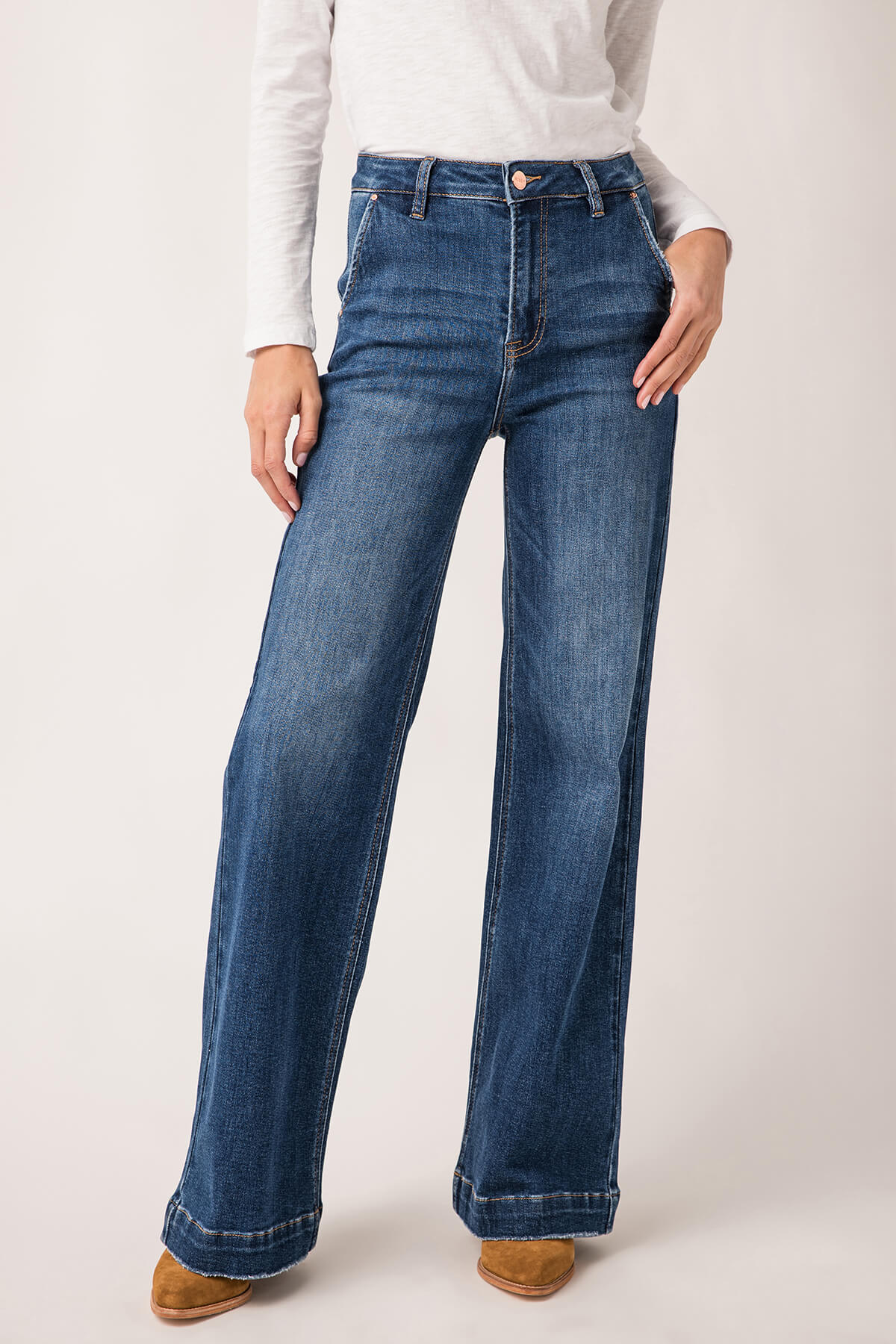 Risen Trouser Wideleg Jeans