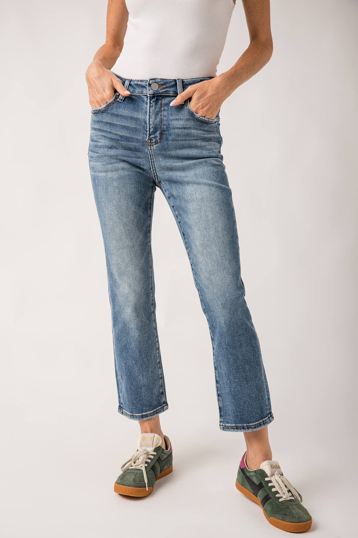 Risen OG Straight Leg Jeans (no front distressing)