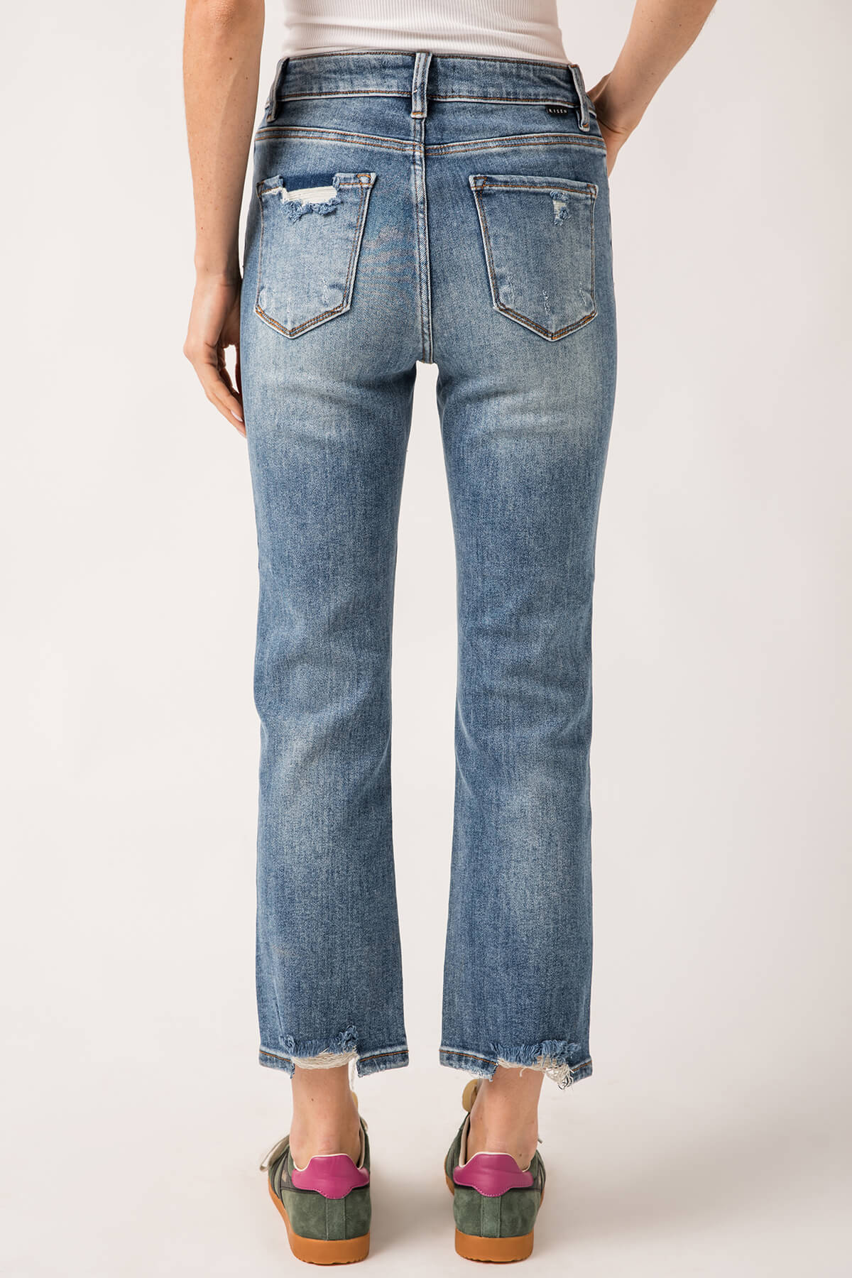 Risen OG Straight Leg Jeans (no front distressing)