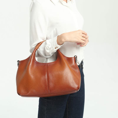 Tote Bag for Women Genuine Leather Leisure Daily Crossbody Bag